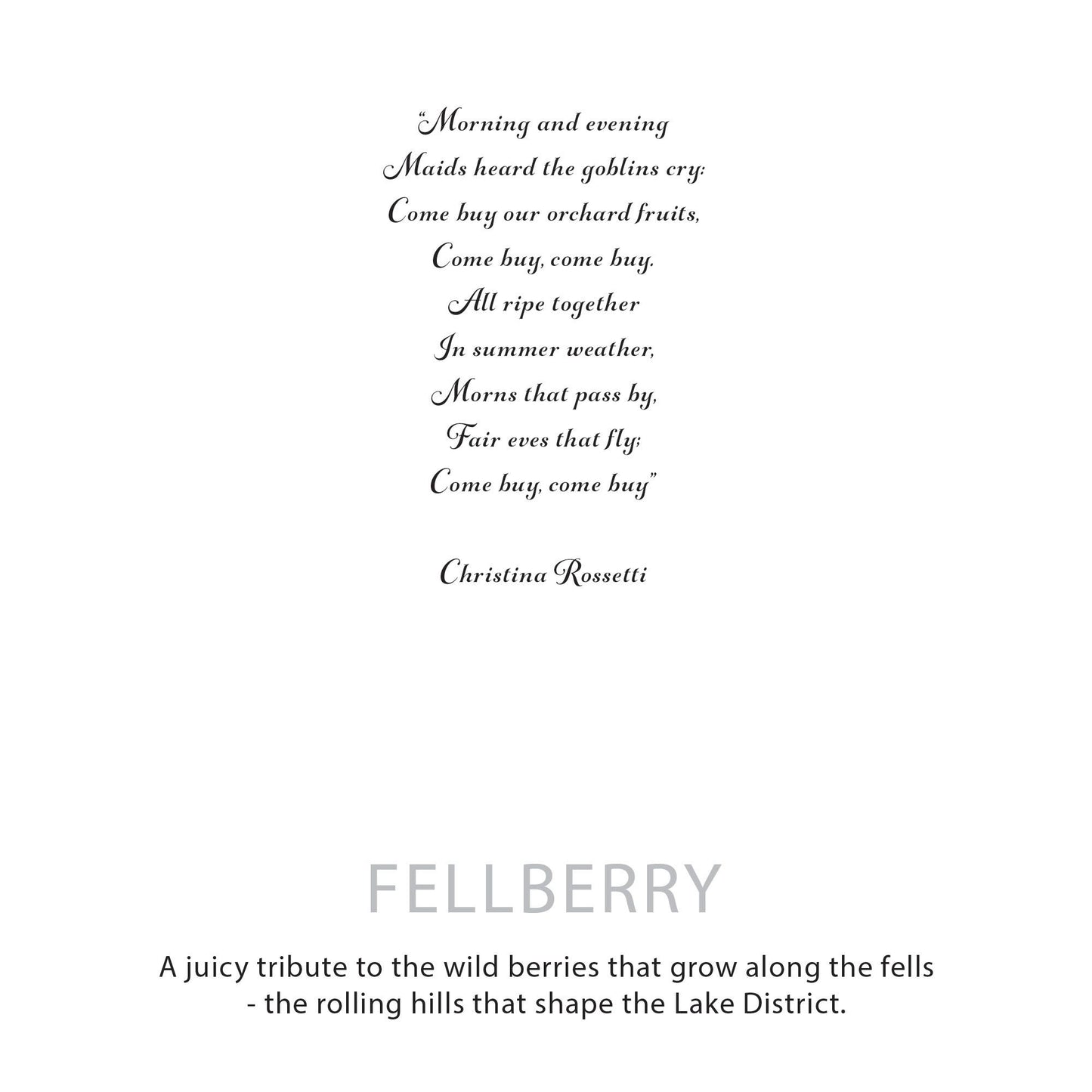 The Fellberry Botanical Candle