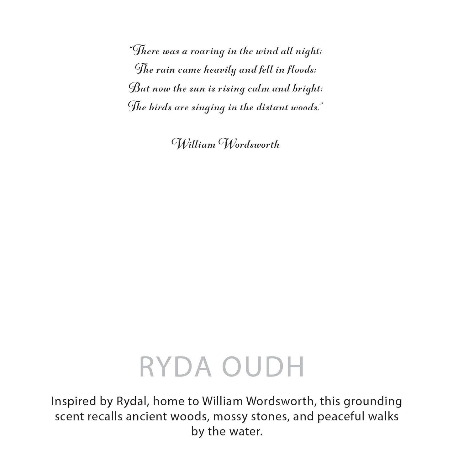 The Rydal Oudh Botanical Candle