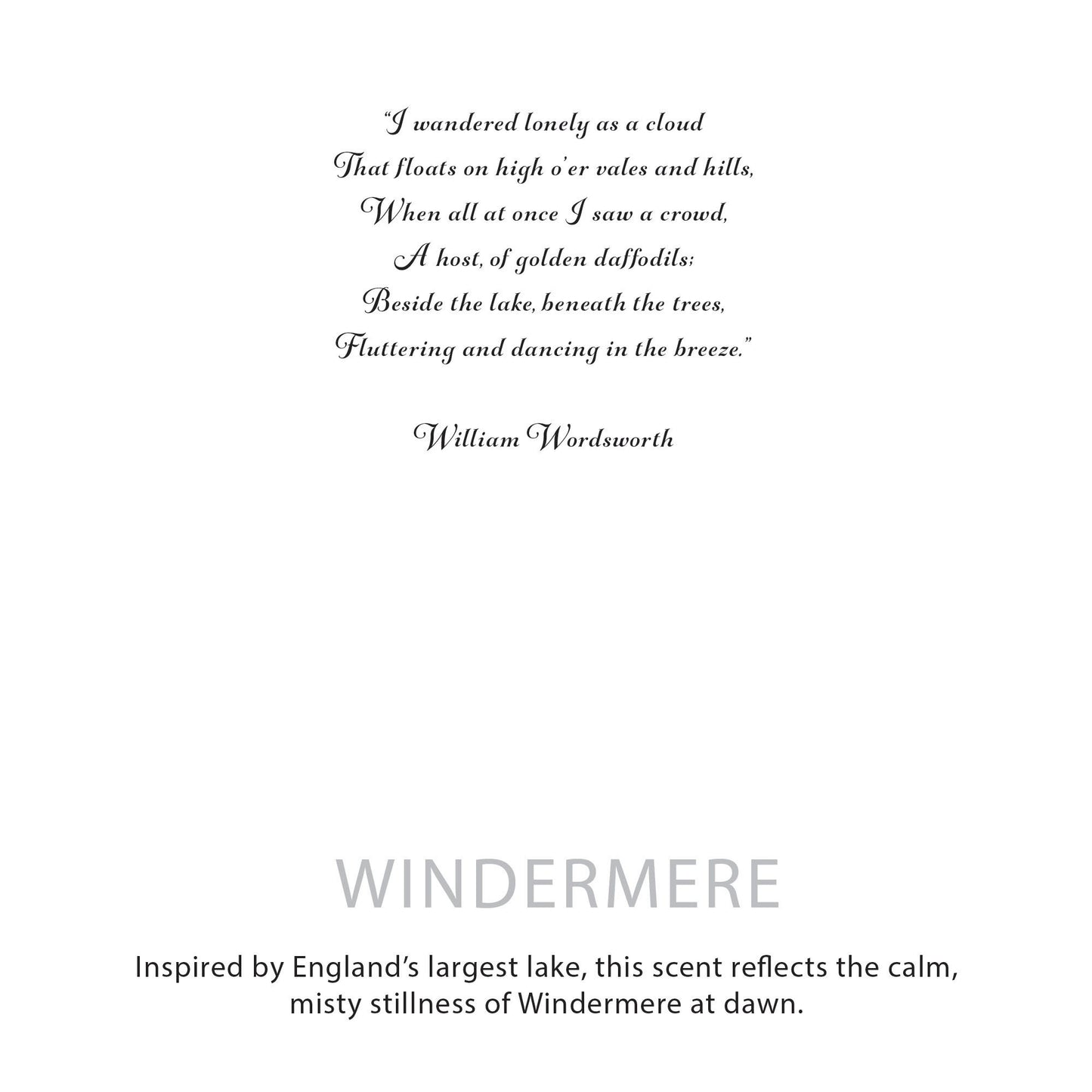 The Windermere Botanical Candle